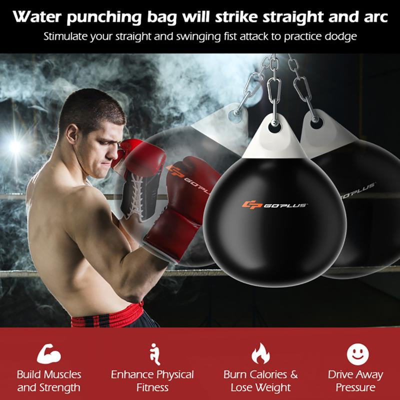 21 Inch Water Punching Bag with Adjustable Metal Chain Body Exercise Boxing Equipment Outdoor & Indoor Training Equipment
