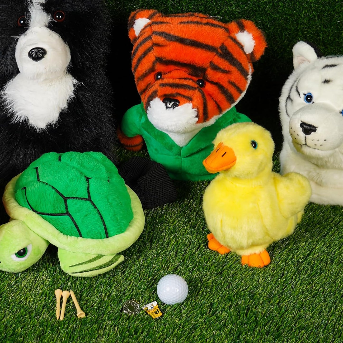 Golf Club Covers for Woods and Drivers Funny Driver Headcover Animal Golf Club H